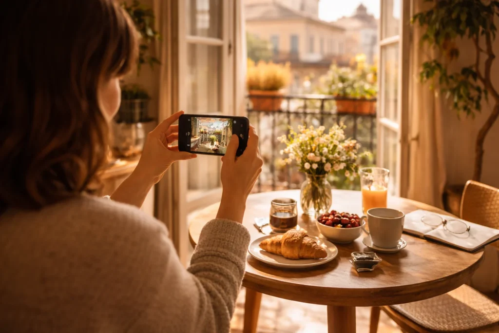 Snapping pictures of moments helps you remember the adjustment 