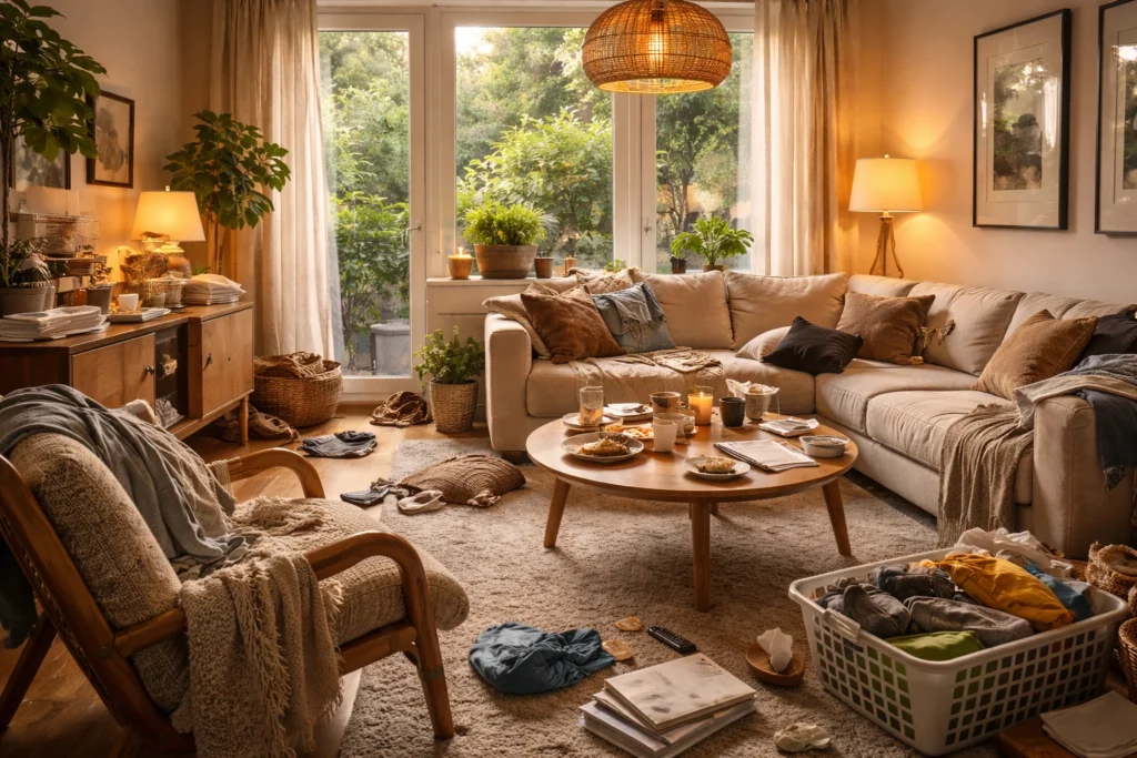 Visible clutter create stress