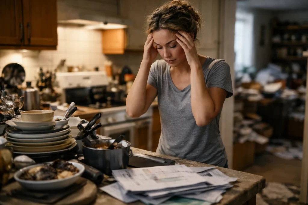 Clutter Triggers Cortisol Levels in Body