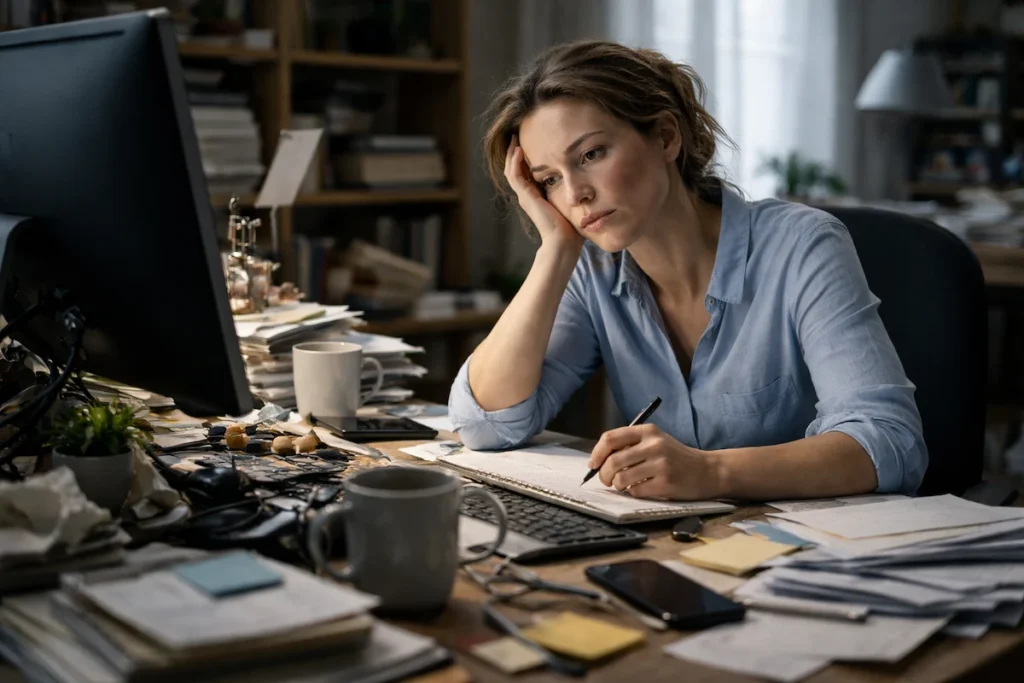 Clutter Influence Decision Fatigue